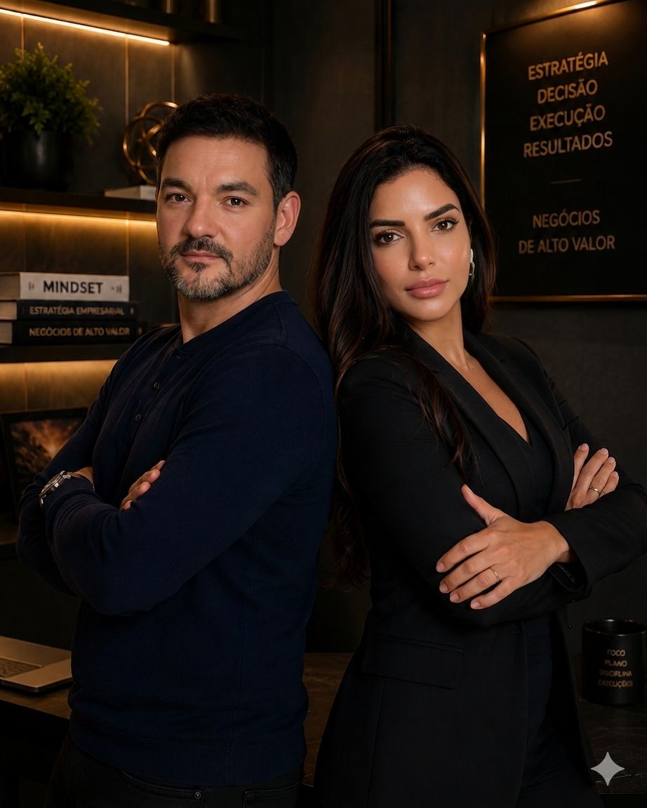 Monique Pires e William Cafora — Fundadores Hub All Safe